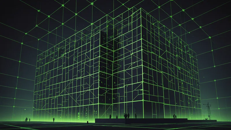 Abstract visualization representing enterprise AI sovereignty and on-premises deployment